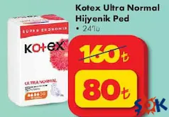 KOTEX ULTRA NORMAL HİJYENİK PED 24'LÜ